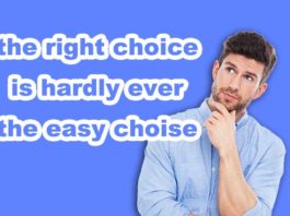 make the right choice as a christian