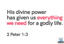 Godly Life Bible Verses for the Day 2 Peter 1:3 godly life Bible Verses for the Day June 22 2 Peter 1:3
