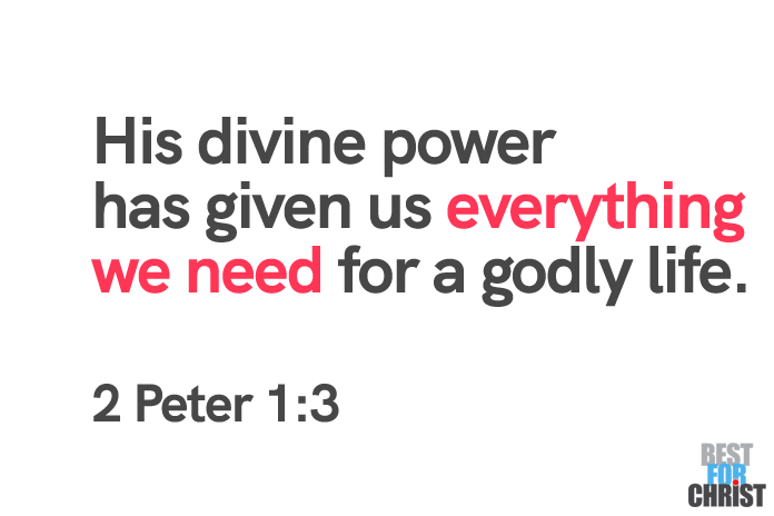 godly life Bible Verses for the Day June 22 2 Peter 1:3